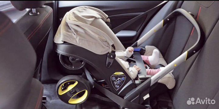 Коляска 4 в1 (беж - песок )