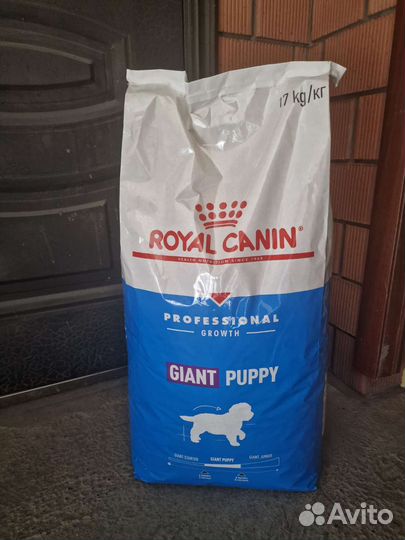 Корм для собак роял канин giant puppy (17 кг)