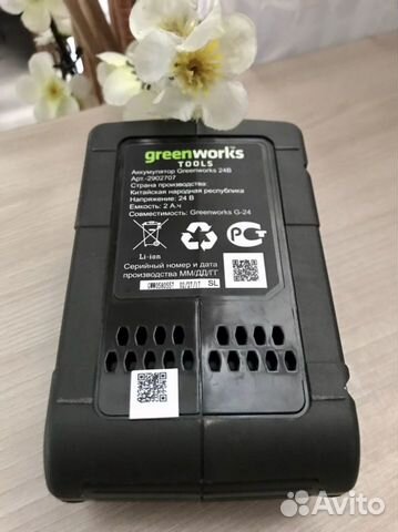 Greenworks аккумулятор 24 v