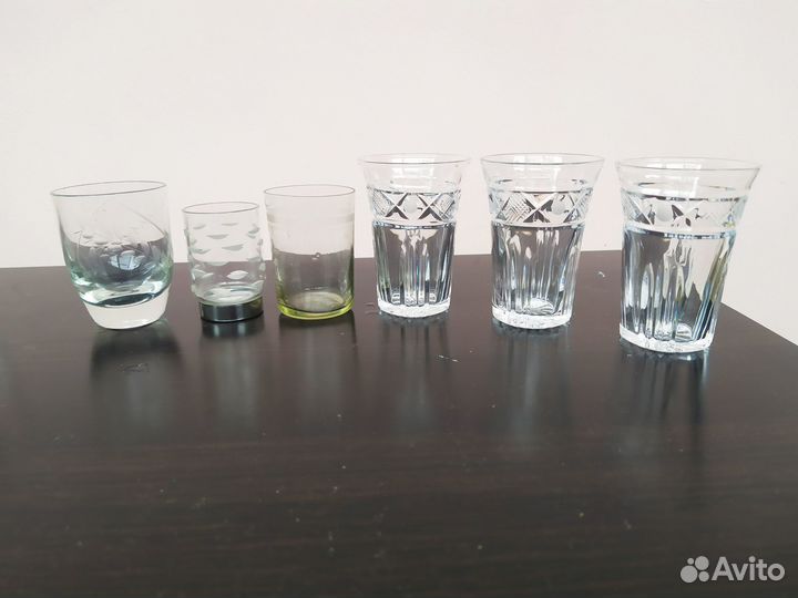 Стопки, рюмки, лафитники СССР