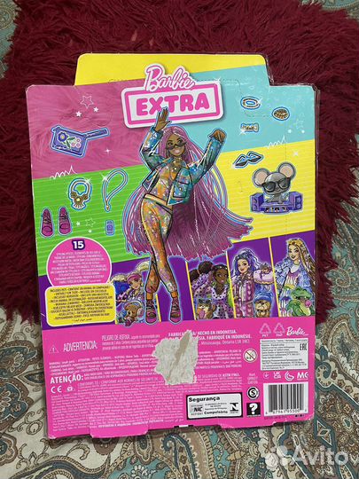 Кукла барби barbie экстра 10 розовые косы