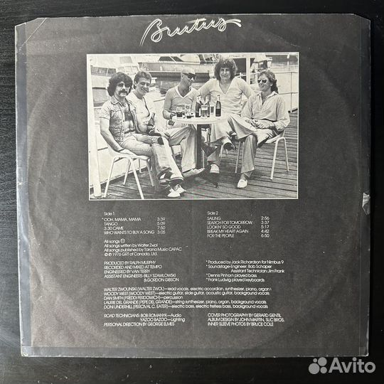 Brutus – Brutus (Канада 1976г.)