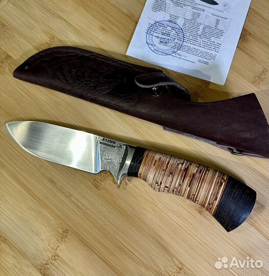 Нож из кованной стали Х12мф 