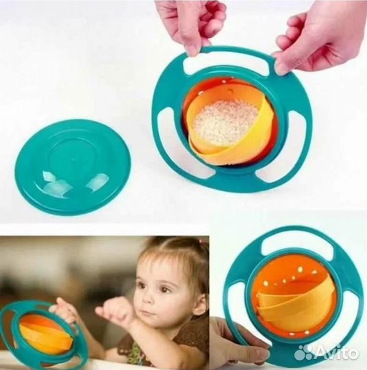 Тарелка детская непроливайка чашка неваляшка