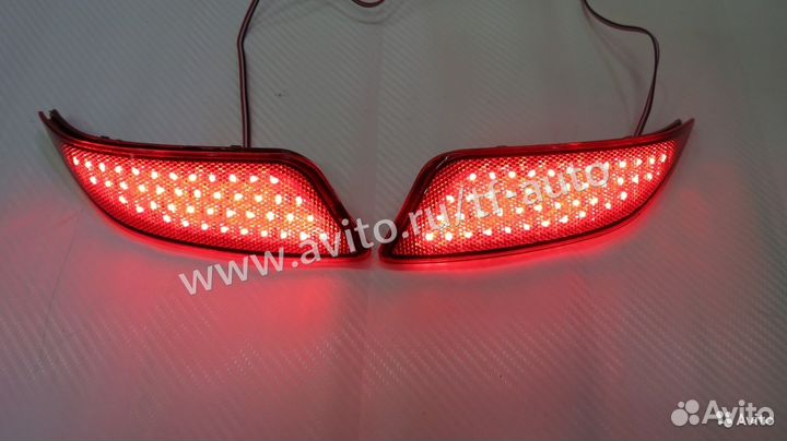 Светодиодные отражатели на Камри 2015-2016