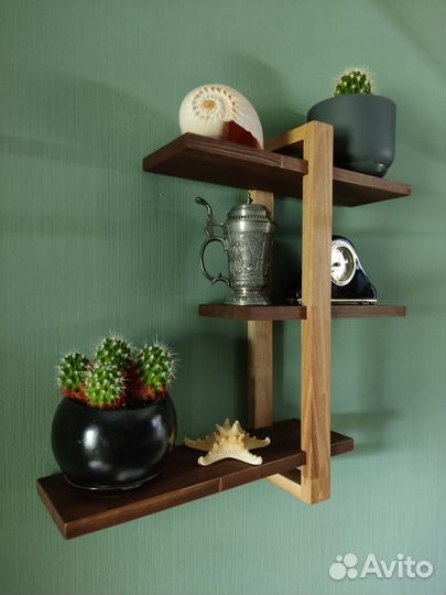 Полка для кашпо, ваз, статуэток и коллекций