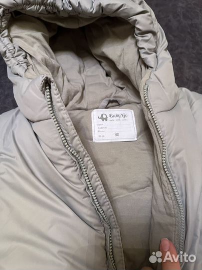 Комбинезон демисезонный 80 babygo новый