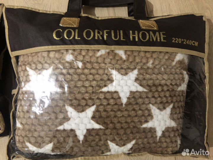 Мягкий теплый плед