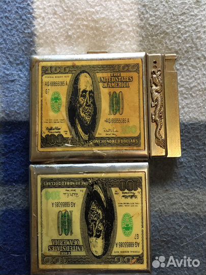 Портсигар зажигалка коллекционная