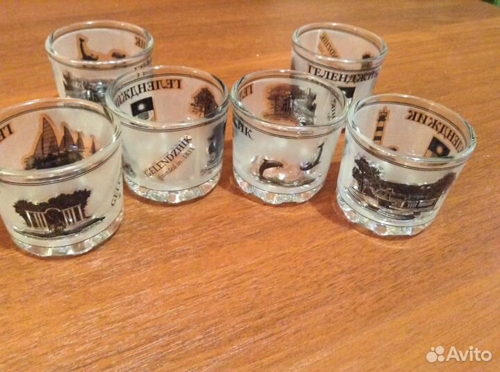 Стопки Геленджик. Новые. 6 штук