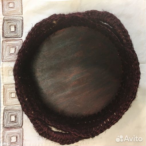 Шоколадный набор из джута для сервировки