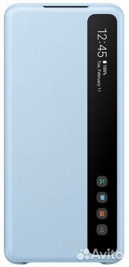Оригинал Smart Clear View для Samsung S20+ (blue)