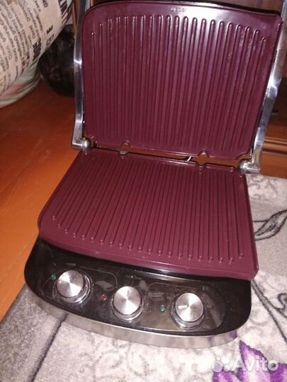 Гриль электрический новый