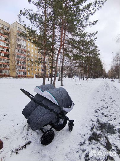 Коляска для двойни 2 в 1