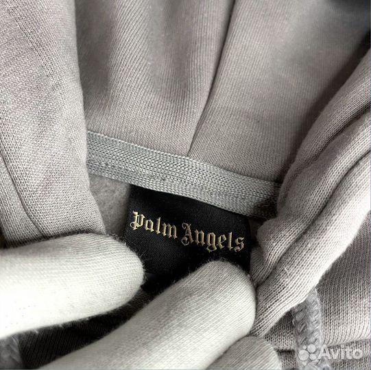 Худи с Palm Angels серый