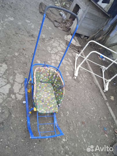 Коляска санки