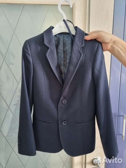 Пиджак школьный для мальчика 128