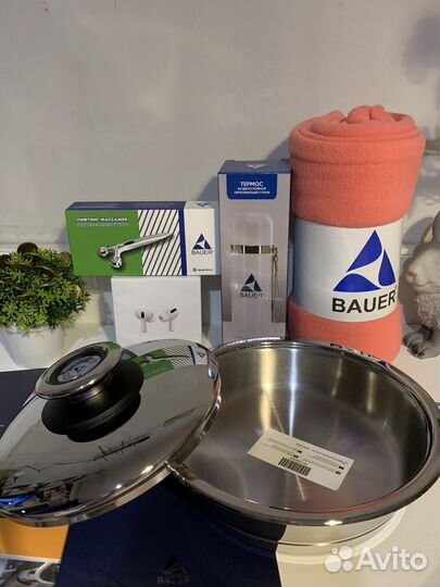 Сковорода bauer /новая посуда / гарантия + airpods