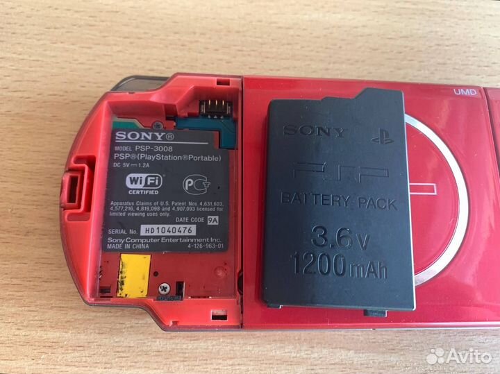 Sony PSP 3008 Red прошитая