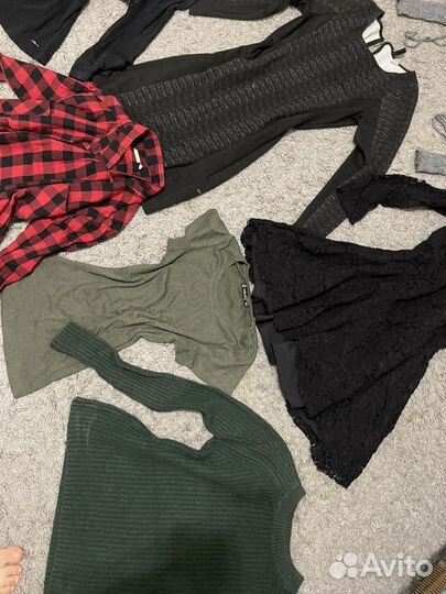 Женская одежда 2 пакета + украшения