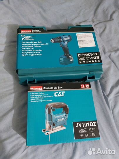 Комплект makita 12v шуруповерт + лобзик