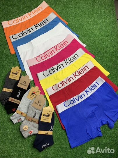 Трусы мужские боксеры calvin klein