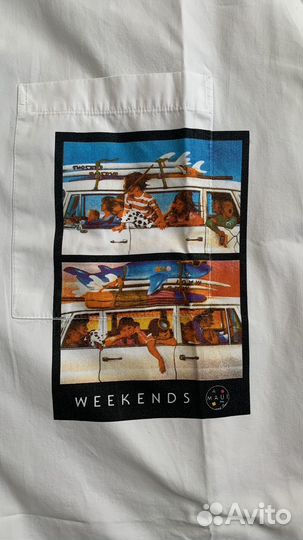 Рубашка zara oversize