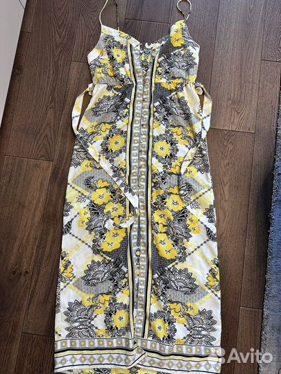 Летнее платье желтое, M