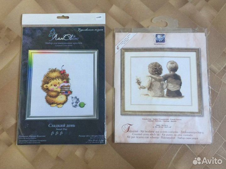 Набор для вышивания крестиком vervaco и лансвит