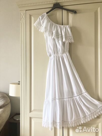 Белое платье с кружевом Melissa Odabash, оригинал