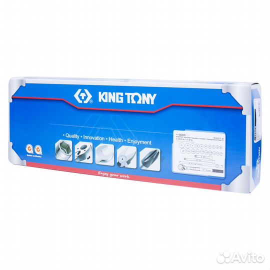 Набор торцевых головок king tony 6224CR