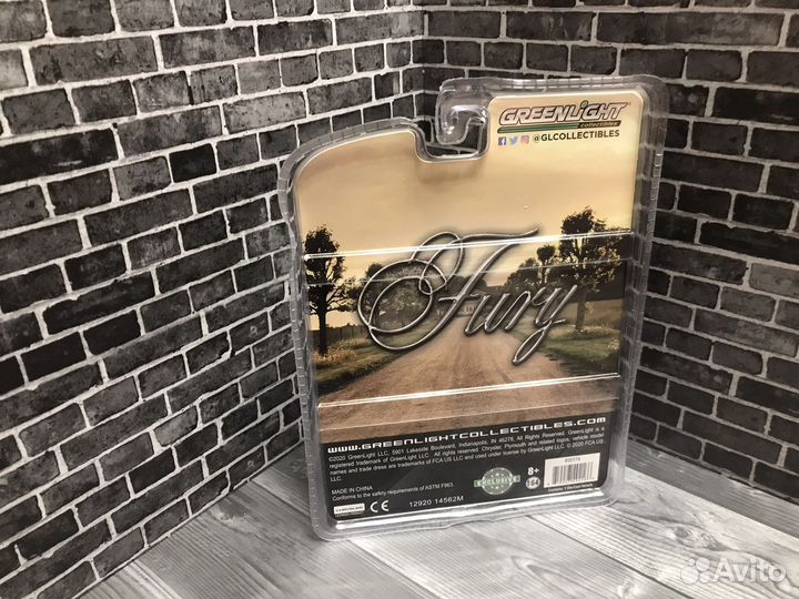 Greenlight 1/64 Police Plymouth Fury 1975