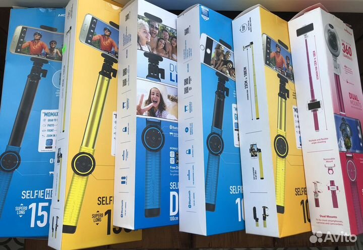 Селфи палка Momax Selfie Hero KMS7 Голубой