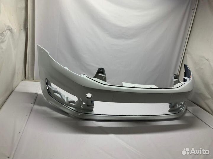 Бампер передний белый VW Polo 2014-2020