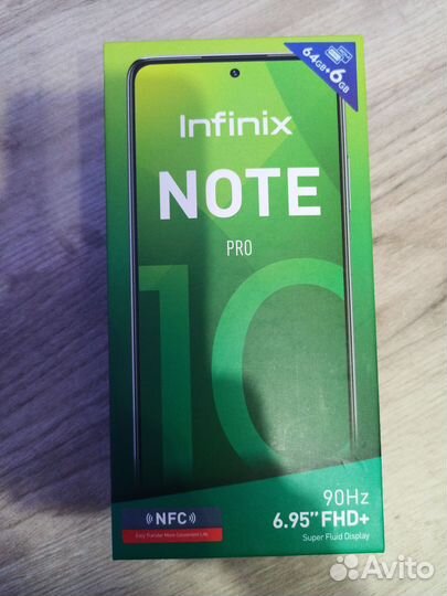 Infinix NOTE 10 Pro, 6/64 ГБ