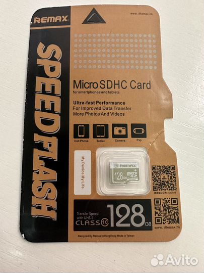 Карта памяти MicroSD 128gb