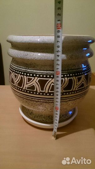 Горшок цветочный керамика