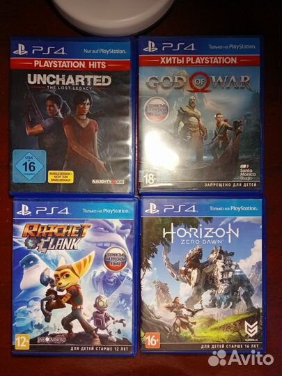 Диски игры для ps4