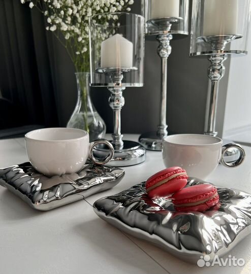 Чашка с блюдцем