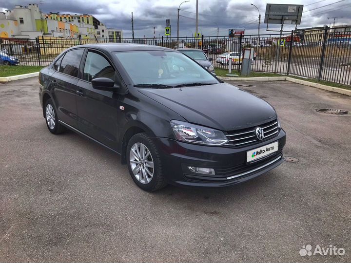 Volkswagen Polo 1.6 AT, 2017, 236 000 км