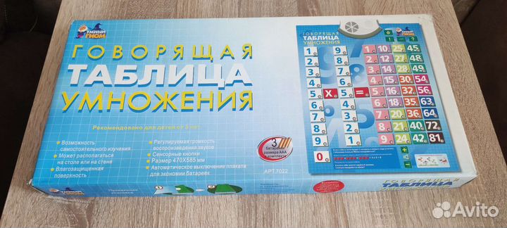 Таблица умножения