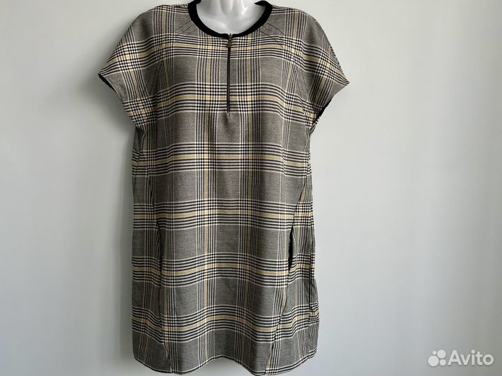 Платье женское zara l в клетку