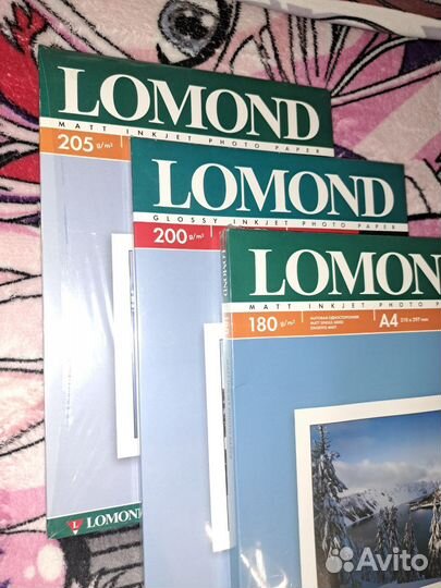 Фотобумага lomond