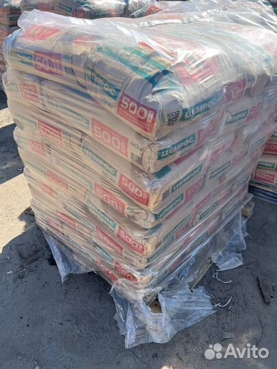 Цемент в мешках м500 40кг