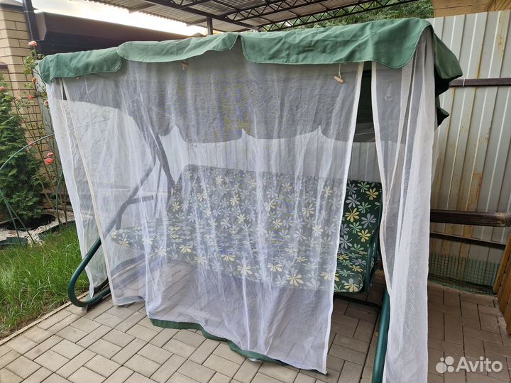 Садовые качели бу