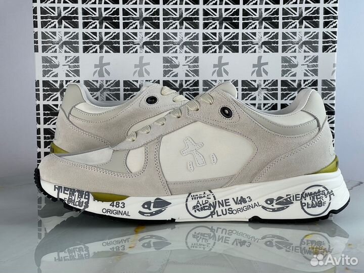 Premiata кроссовки mase cream