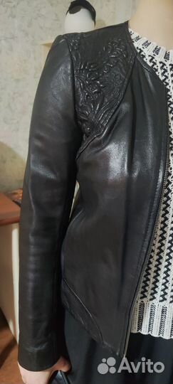 Куртка кожаная женская 46 48
