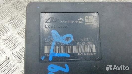 Блок ABS opel astra J (82T08KW01)