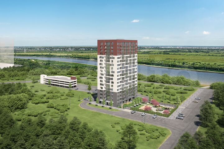 2-к. квартира, 60,9 м², 10/18 эт.