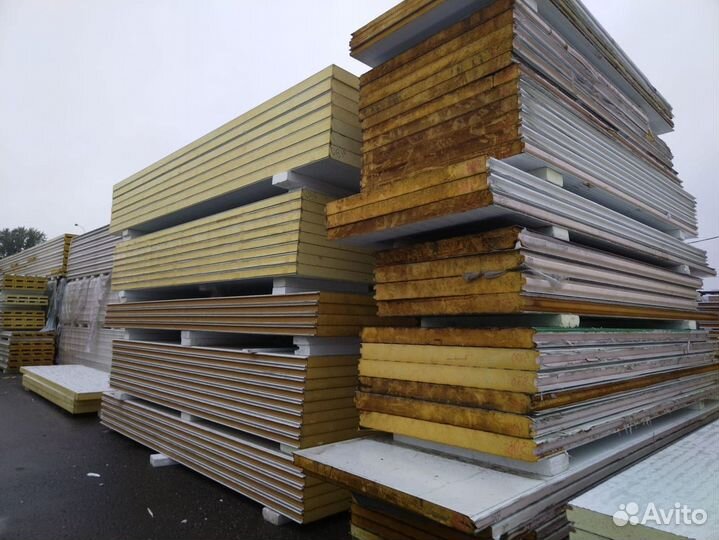 Сэндвич-панели 50000 м2 в наличии